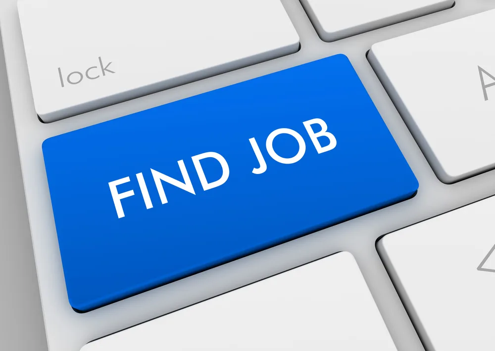 Find a job button