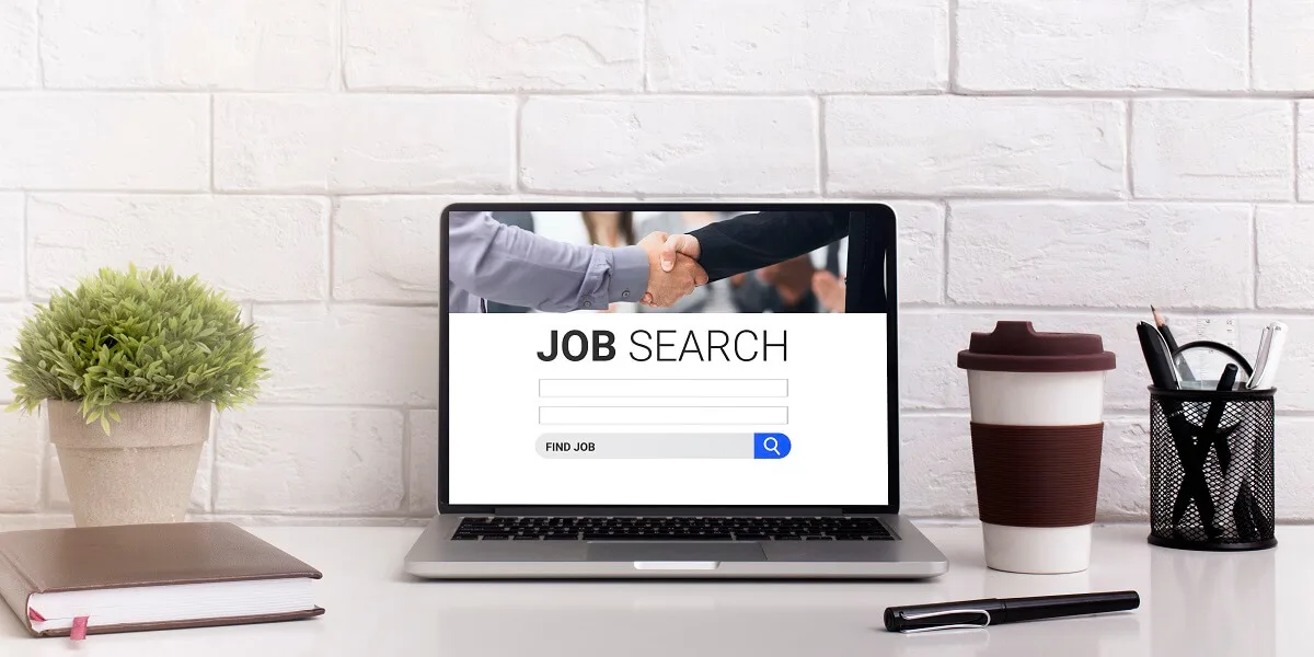 pc on the desk with job search engine on display 2022 12 16 08 07 28 utc 1