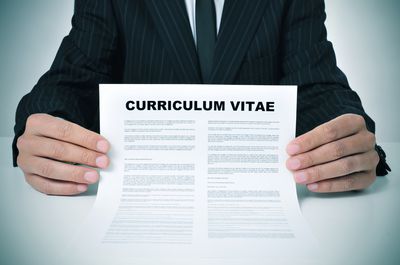 professional CV format