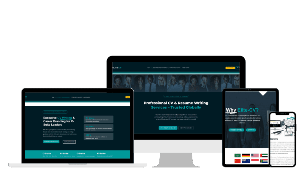 Executive CV Writing Service | Elite CV - Globally Trusted by C-Suite Leaders 1 Elite CV Executive Resume, CV & LinkedIn Branding Specialists