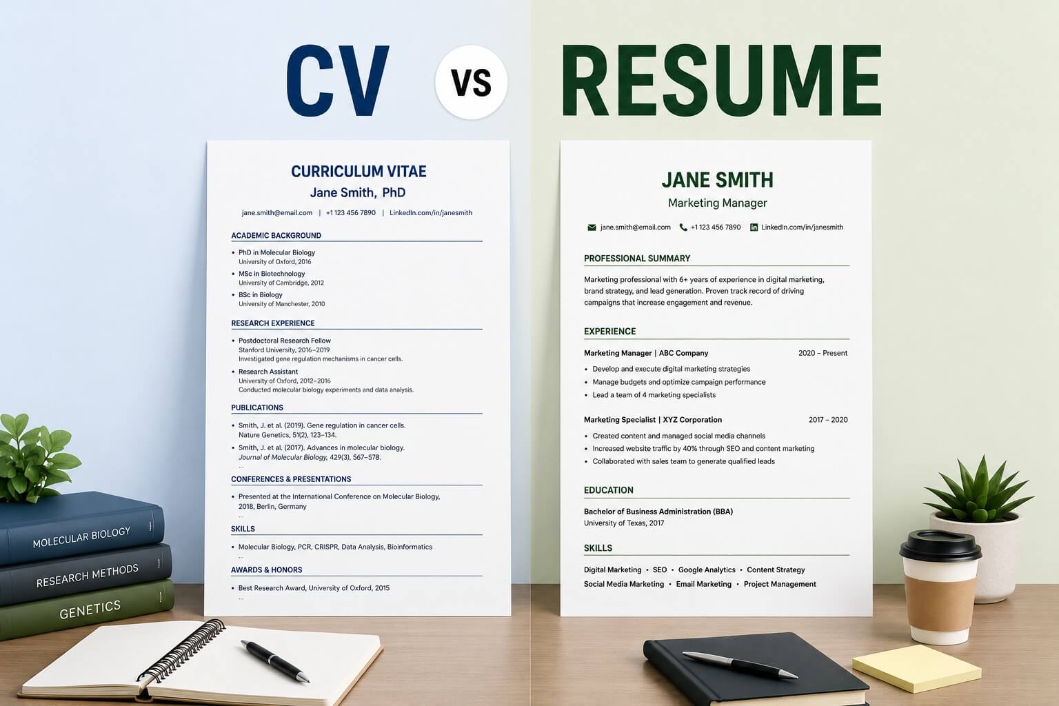cv vs resume