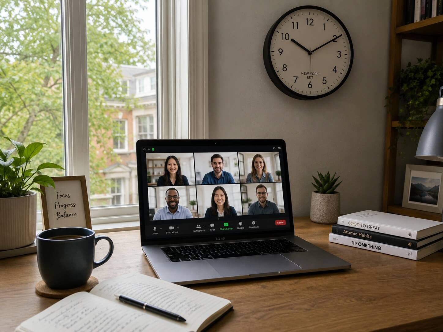 Job seeker preparing a remote job application on a laptop at a home desk