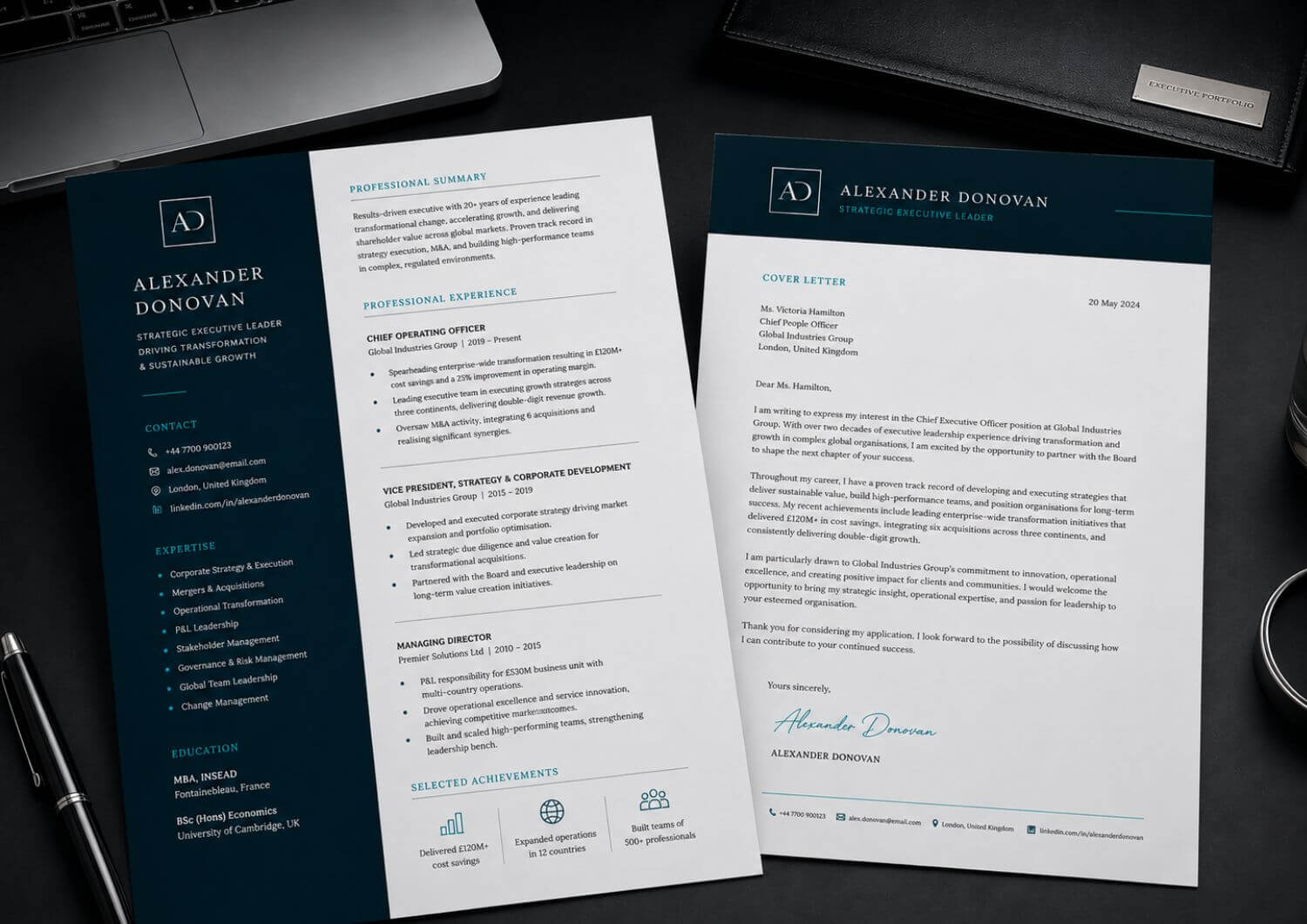 Executive CV & Cover Letter