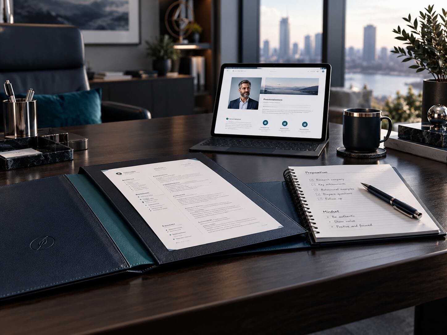 Executive positioning documents and a digital leadership profile